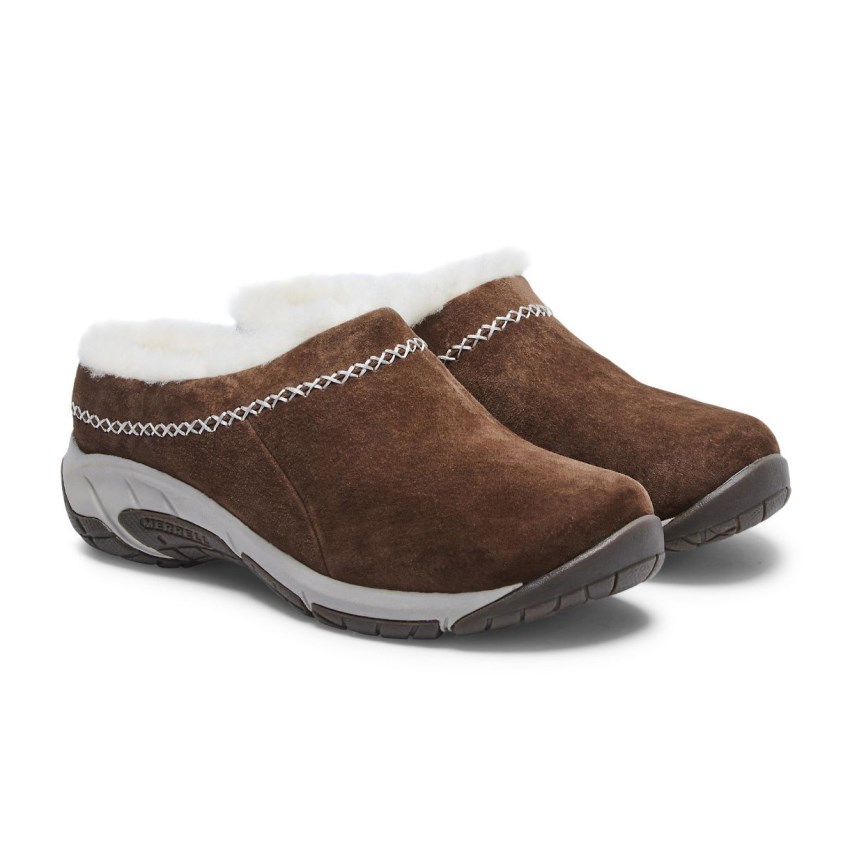 Chaussure Casual Merrell Encore Ice 4 Marron Foncé Femme | H.Q.DOMK